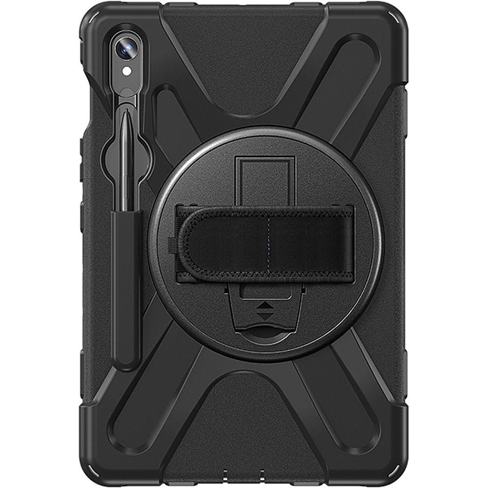 Raider X Series Heavy Duty Hand Strap Case - Galaxy Tab S10 Lite (2025), S10 FE, Tab S8, Tab S9, and Tab S9 FE