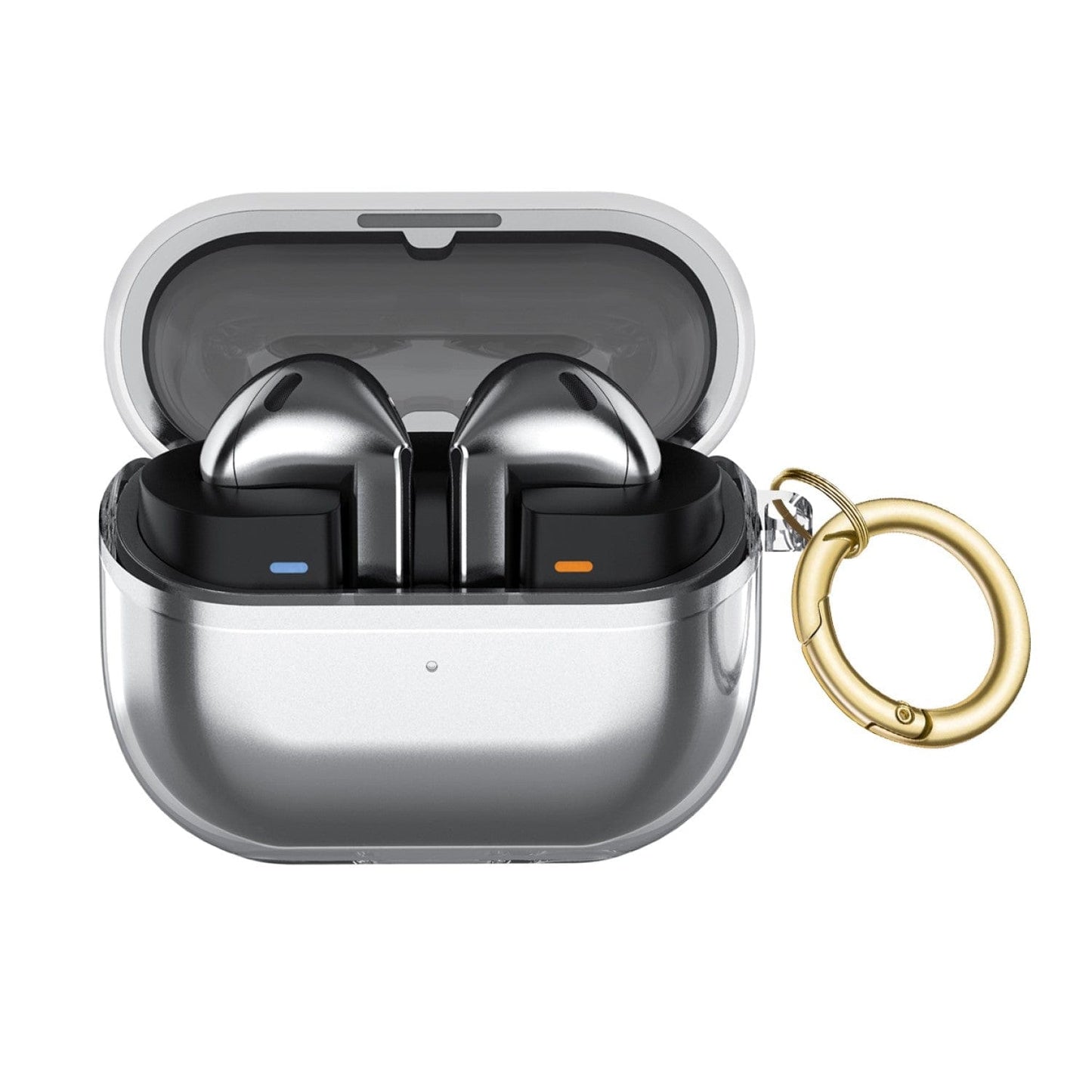 Samsung Galaxy Buds3, Buds3 Pro and Buds3 FE Case - Transparent with Carabiner | Venture Series