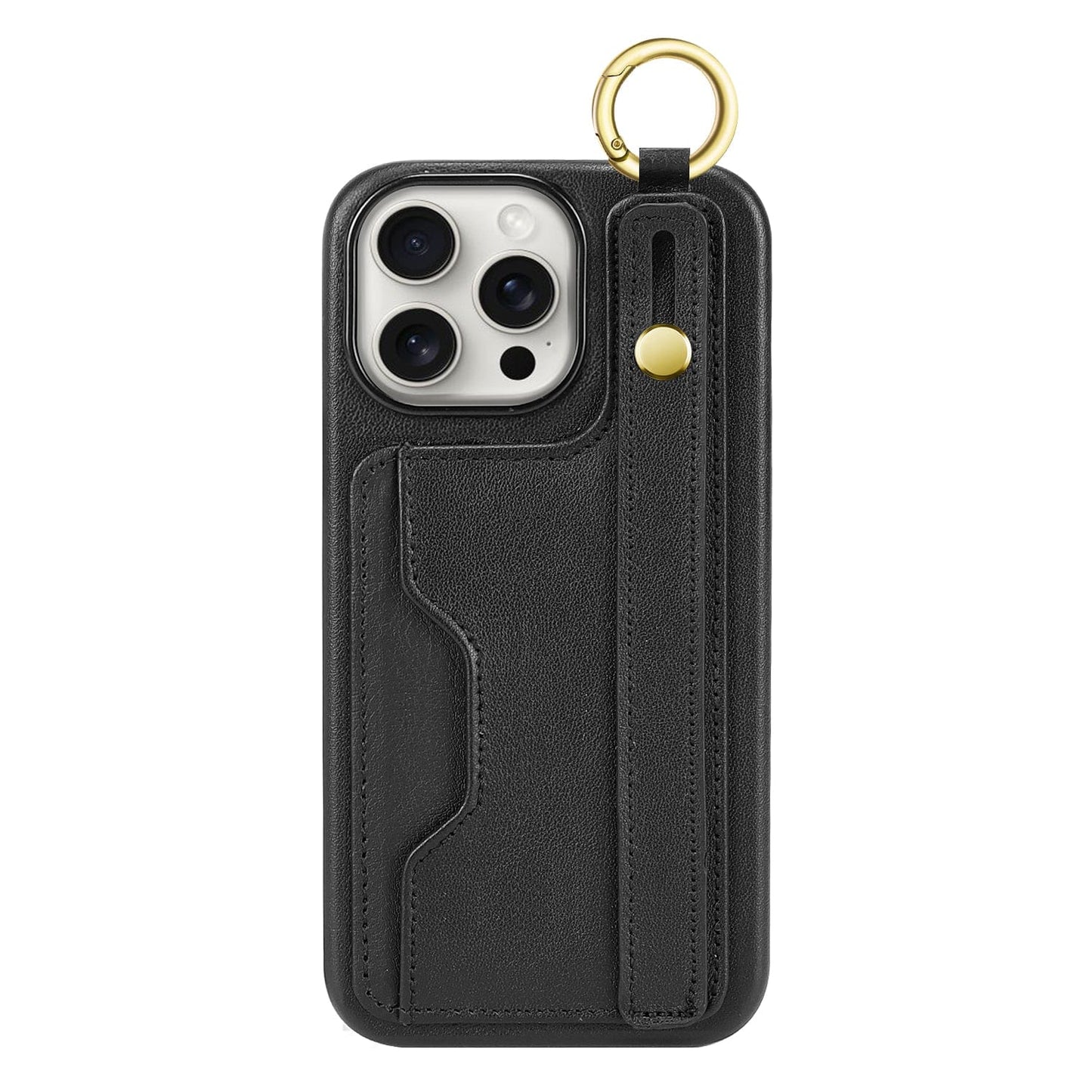 iPhone 15 Pro Max Leather Wallet FingerGrip Case with MagSafe | Indy Series