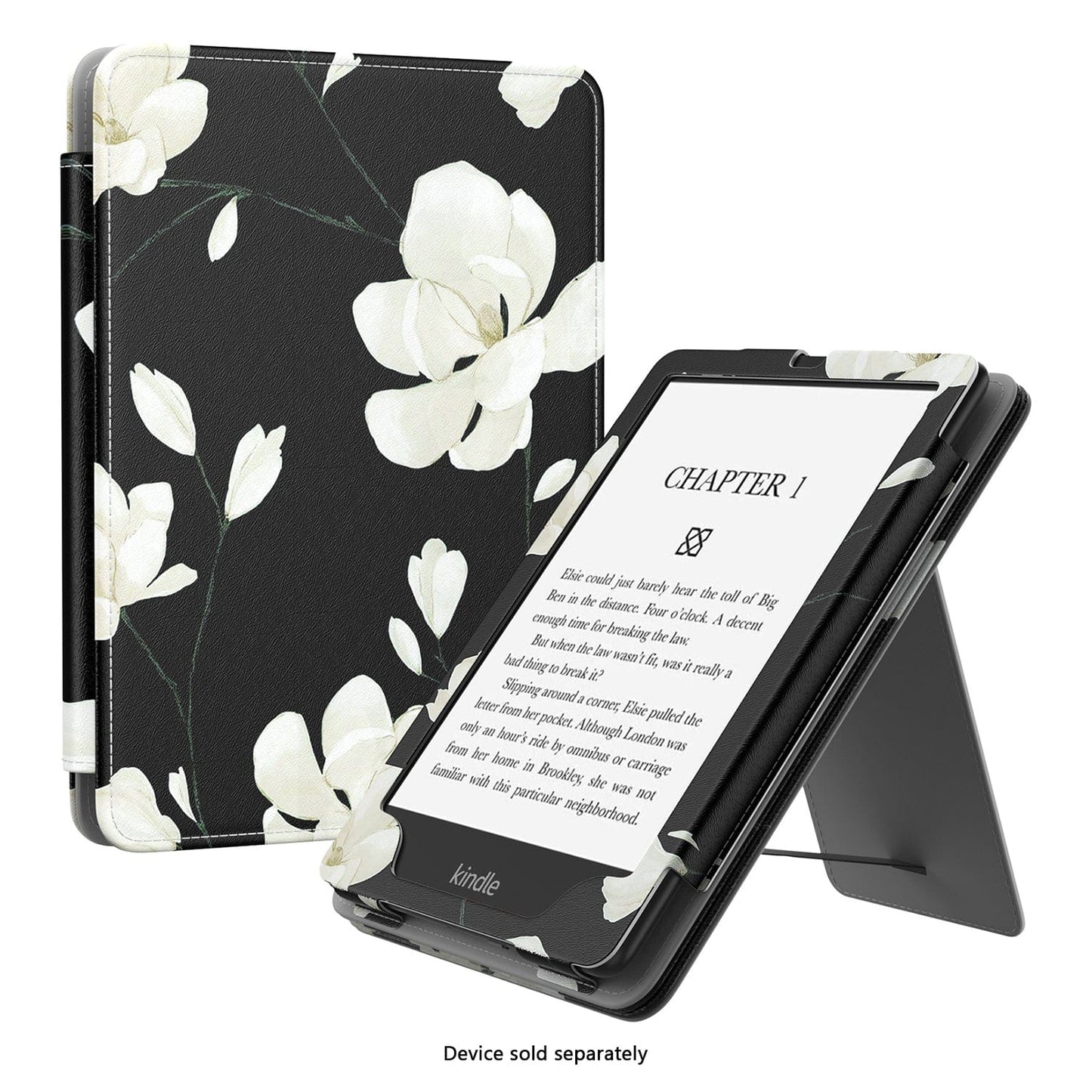 Amazon Kindle Paperwhite (2024) and Colorsoft Case - Folio, Hand Strap & Kickstand | Indy Series