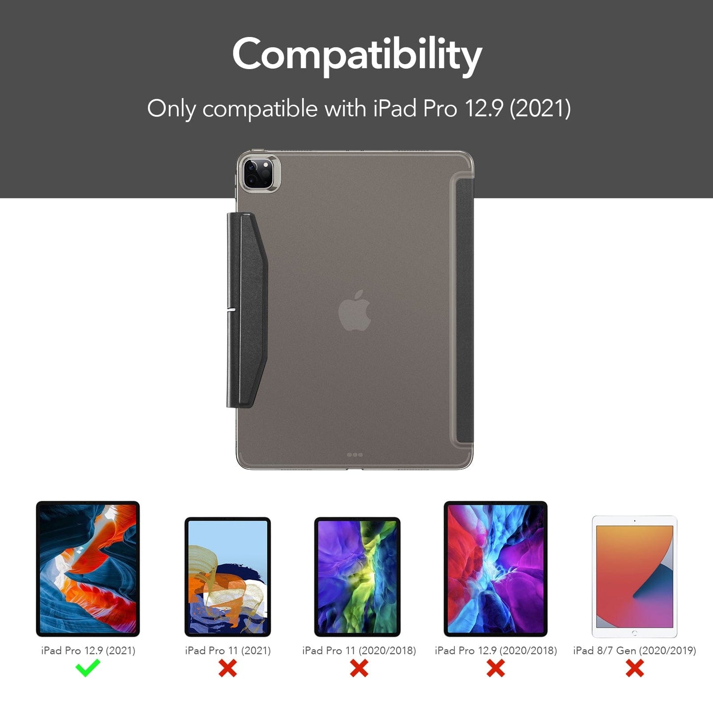 Venture Series Tri-Fold Magnetic Case - iPad Pro 12.9-inch