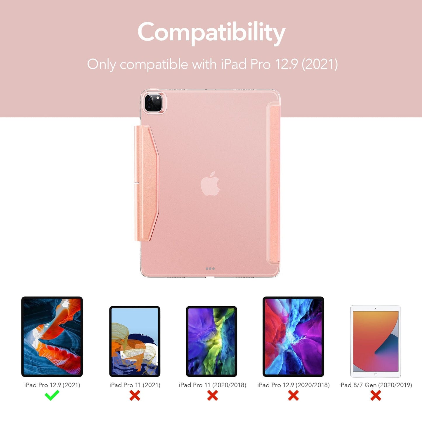 Venture Series Tri-Fold Magnetic Case - iPad Pro 12.9-inch