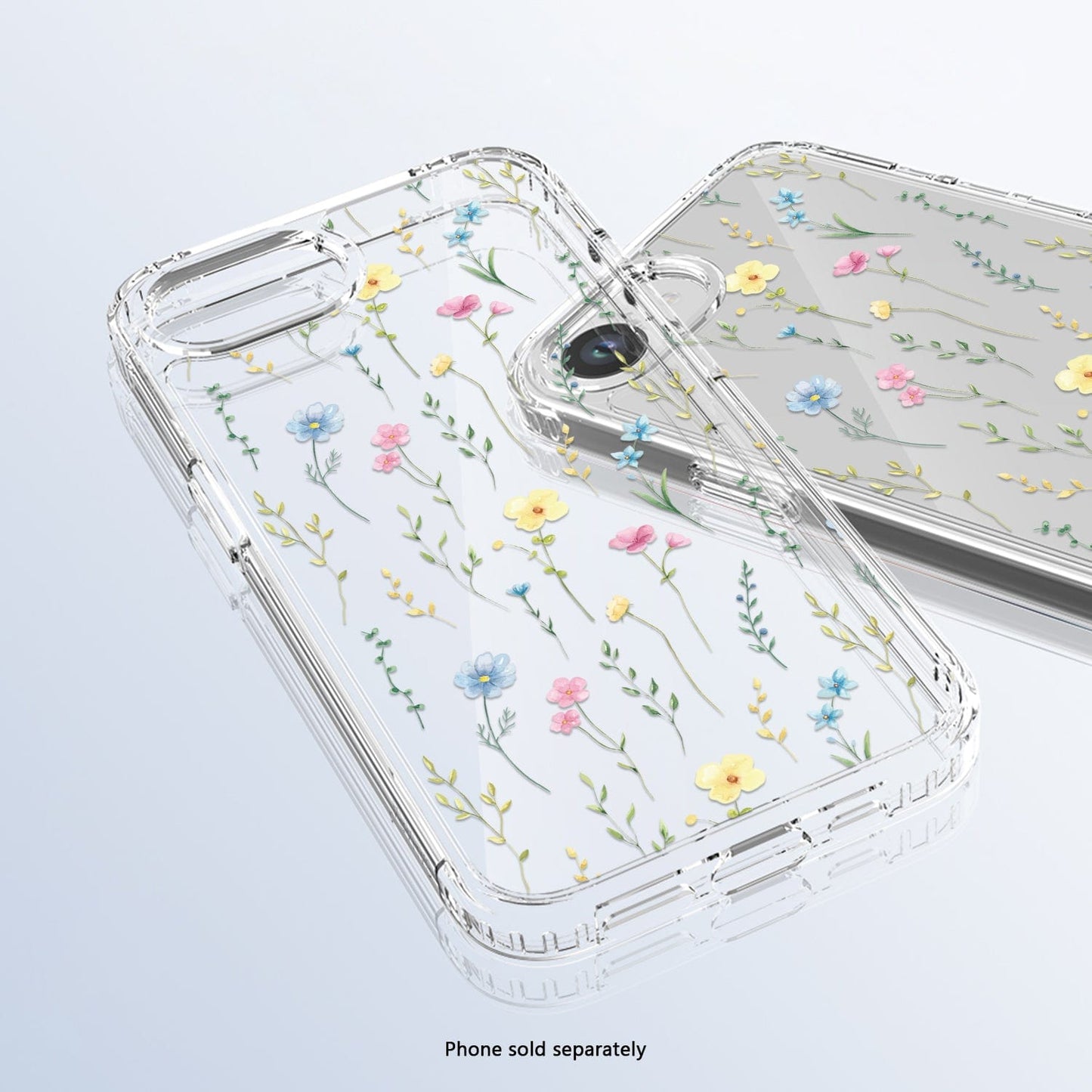iPhone 17e & iPhone 16e Floral Case - Shock-Absorbing, Anti-Slip | Inspire Series