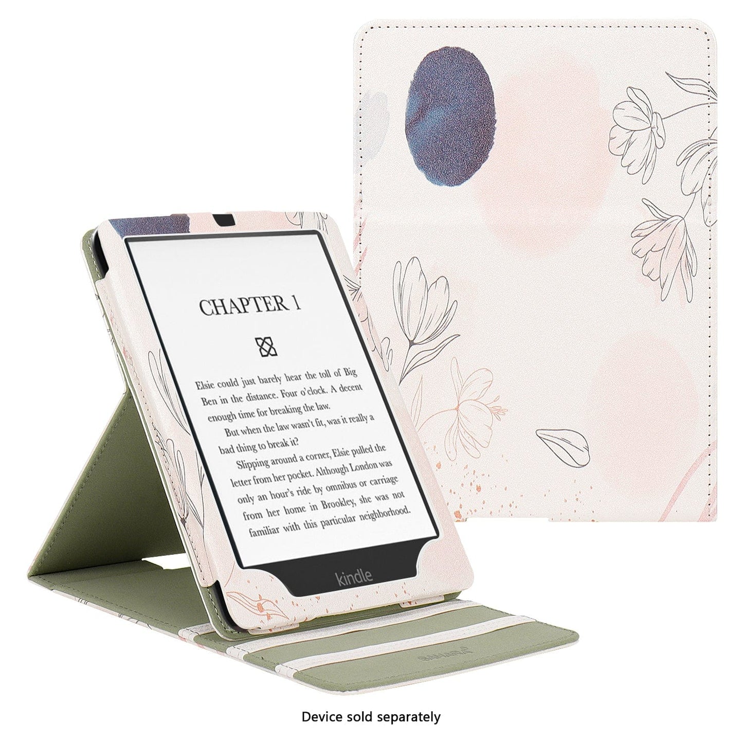Amazon Kindle Paperwhite (2024) and Colorsoft Case - Vertical Folio, Stand | Indy Series
