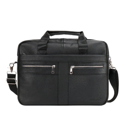 Genuine Leather Business Bag Briefcase - Laptops up to 16-inch