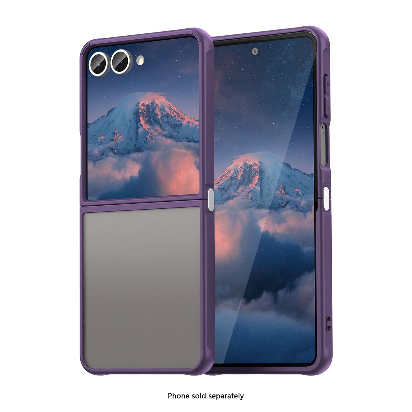 Samsung Galaxy Z Flip7 Semi Transparent Case - Anti-Slip Grip, Slim Design | Venture Series