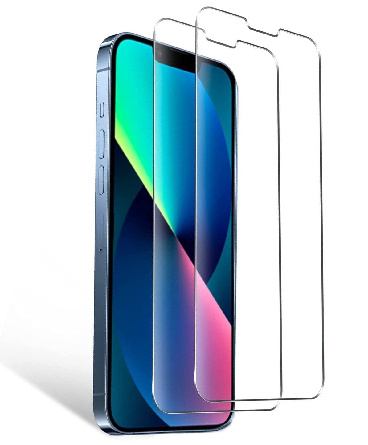 ZeroDamage Clear Tempered Glass Screen Protector (2-Pack) - iPhone 13 mini