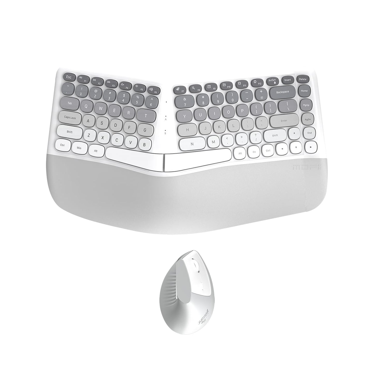 Wireless Keyboard & Mouse Combo - 85-Key RGB Keyboard