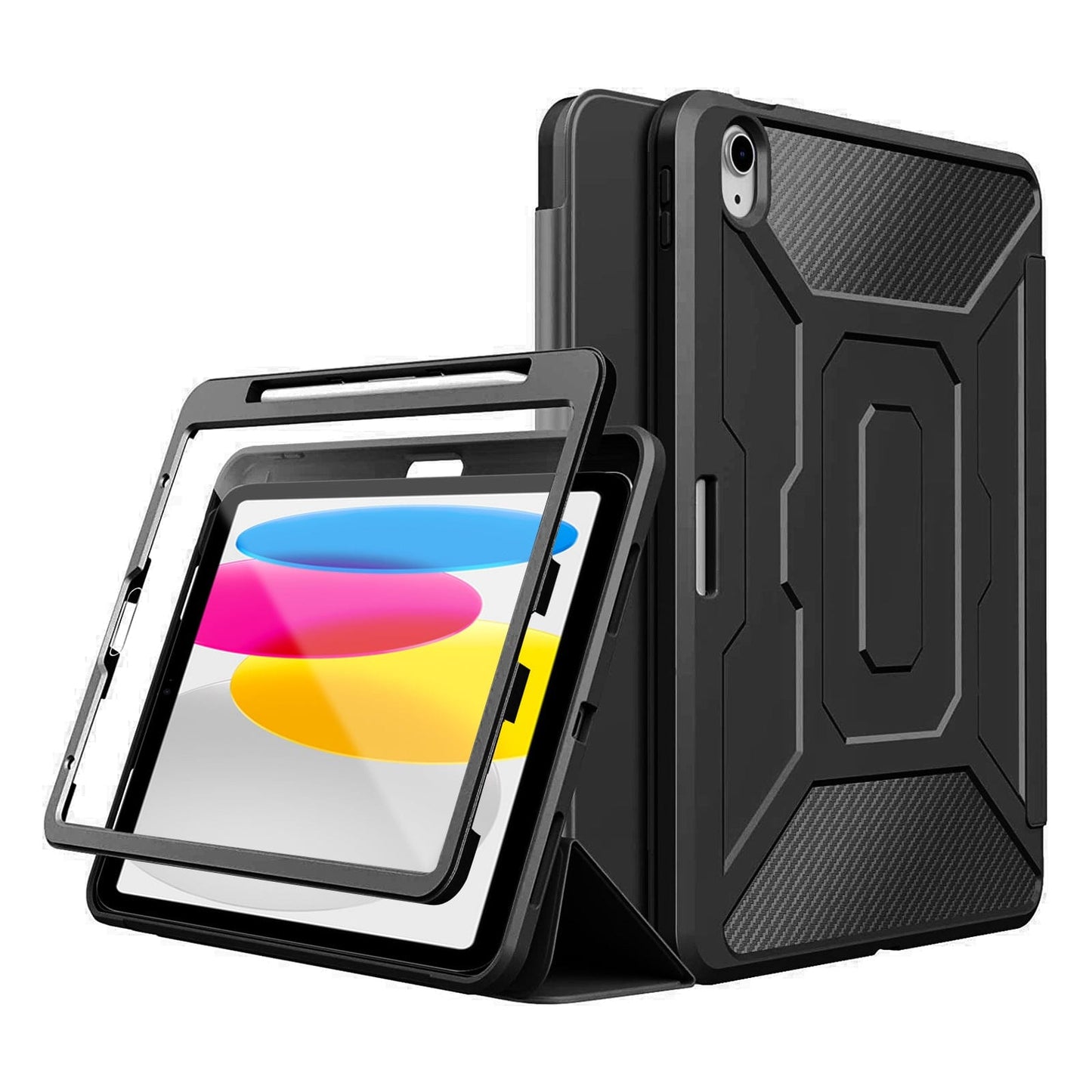 Raider Series Heavy Duty Tri-Fold Case - iPad A16 11-inch & iPad 10.9-inch 10th/11th/12th Generation