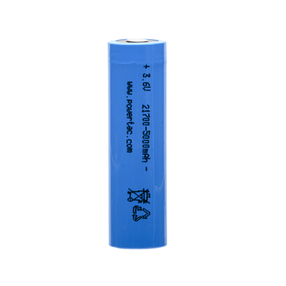 5000 mAh Lithium-ion 21700 Rechargeable Battery