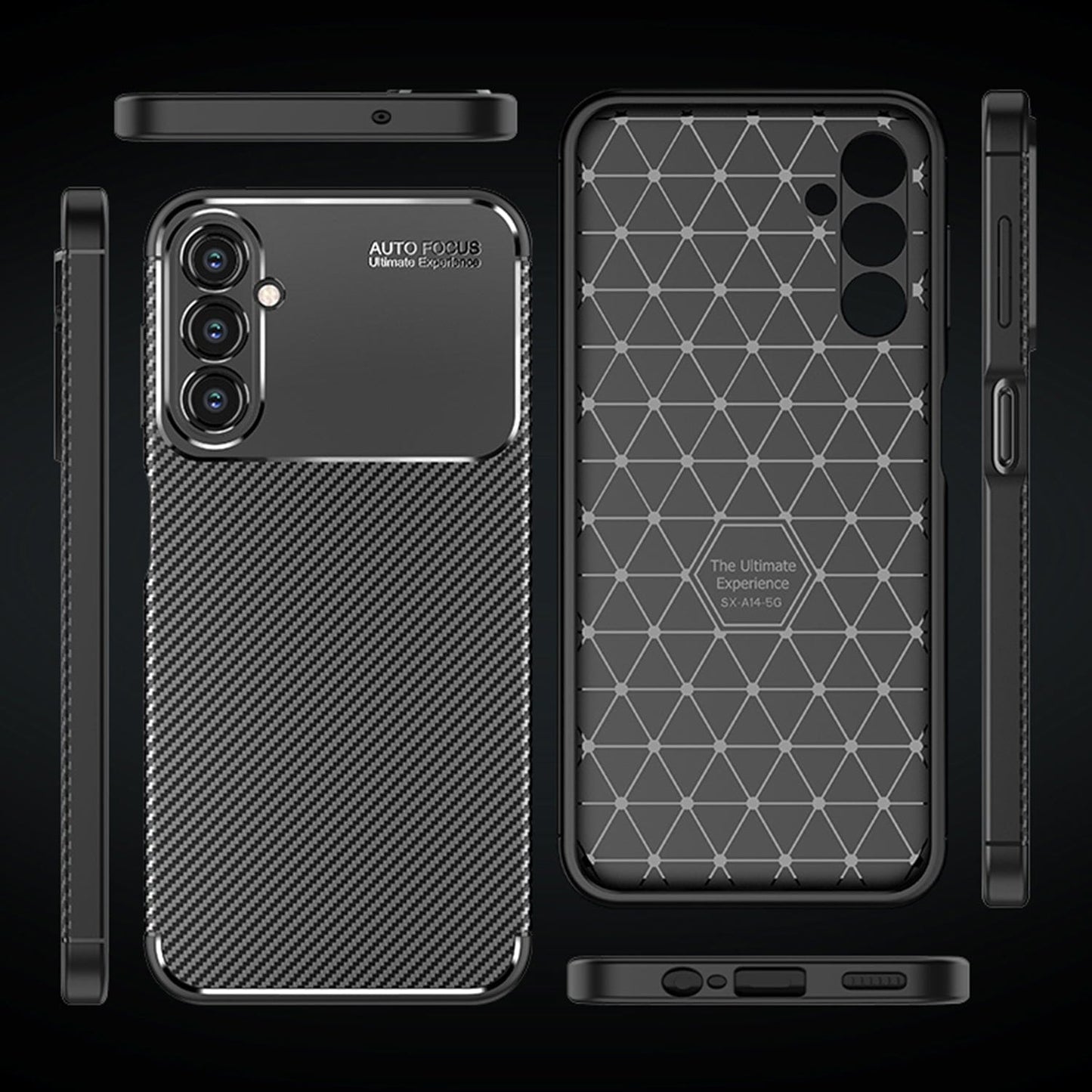 Anti-Slip Series Case for Samsung Galaxy A14 5G - Black