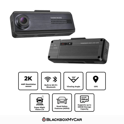 Thinkware Q200 2CH 2K QHD Front + 1080p Rear Dash Cam