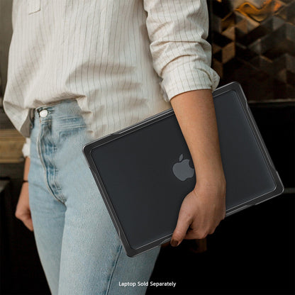 MacBook Pro 14-Inch (M1–M5, M5 Pro/M5 Max) Clear/Black Case - Shock-Absorbing Corners | Raider Series