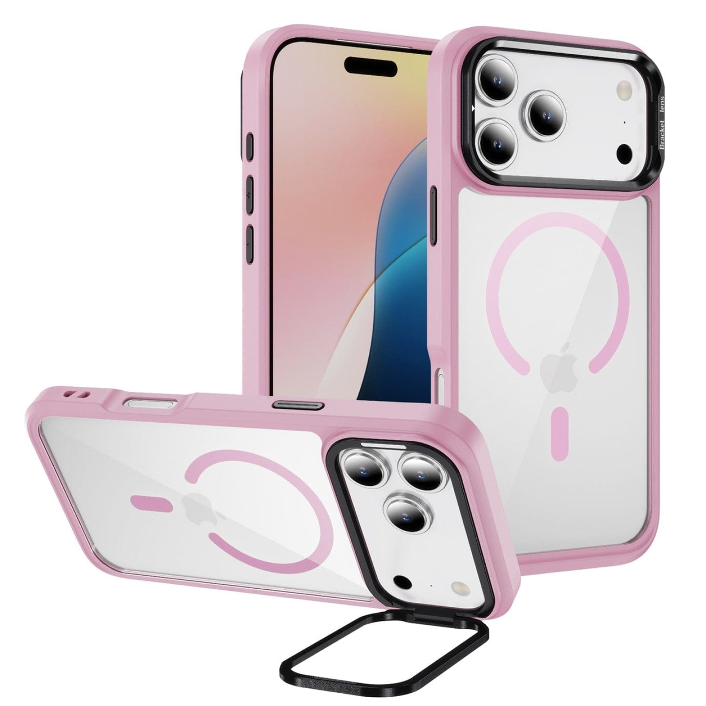 iPhone 17 Pro Max Clear Back Case - Durable, Kickstand, MagSafe | Raider ArmorPro Series