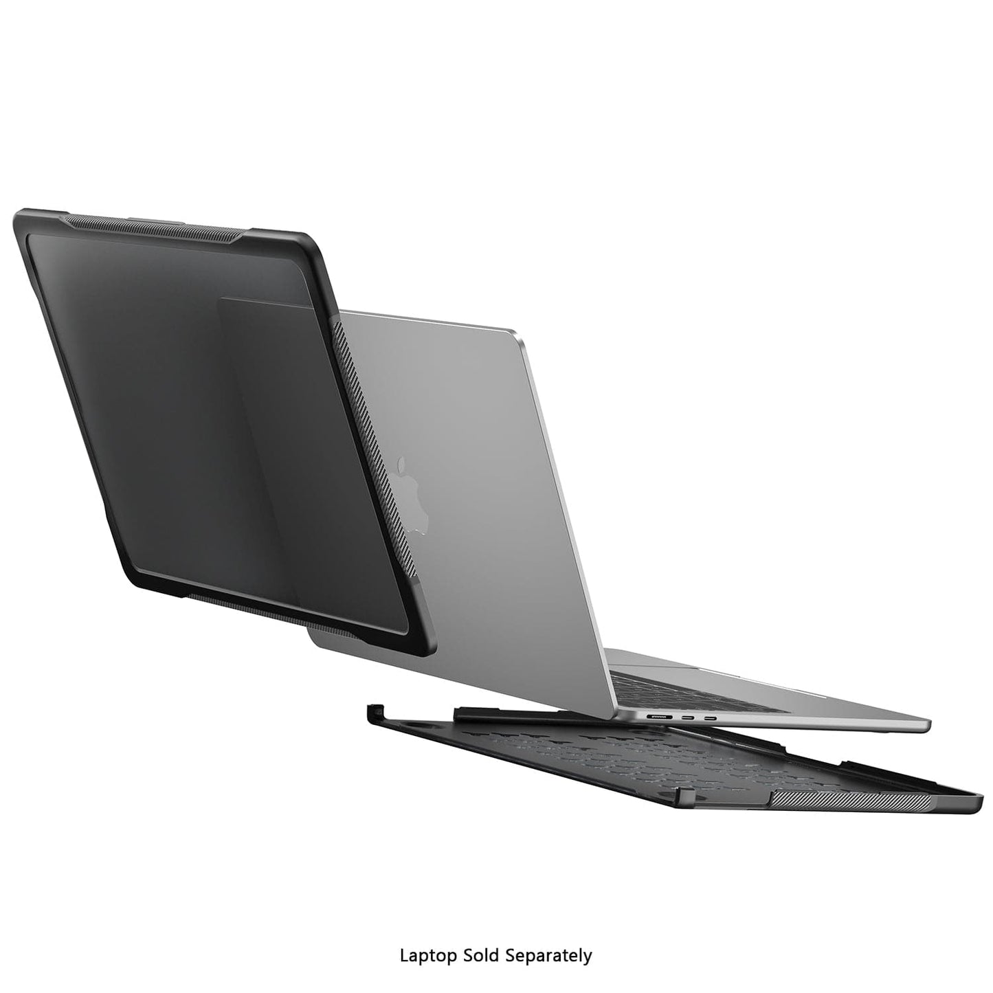 MacBook Pro 14-Inch (M1–M5, M5 Pro/M5 Max) Clear/Black Case - Shock-Absorbing Corners | Raider Series