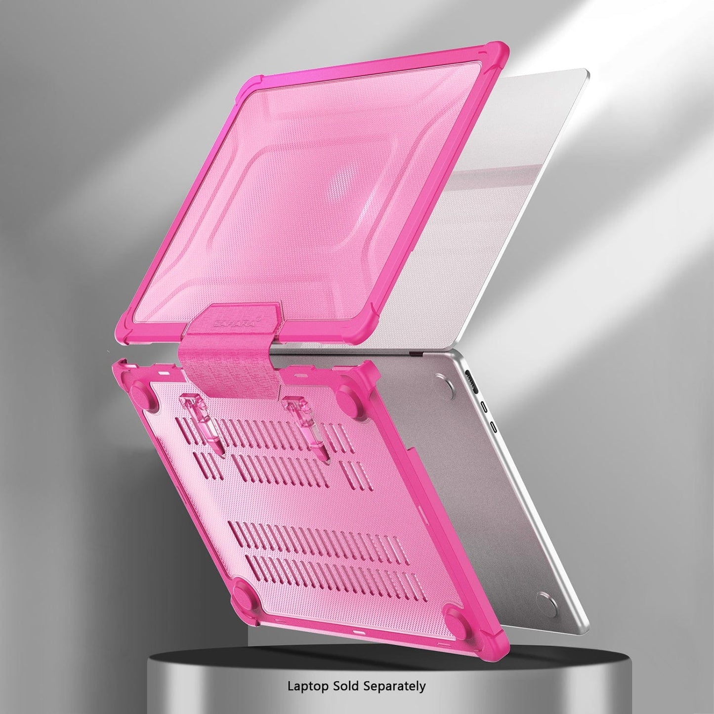 MacBook Pro 14-Inch (M1–M5, M5 Pro/M5 Max) Case with Adjustable Stand - Heavy-Duty | Raider Series