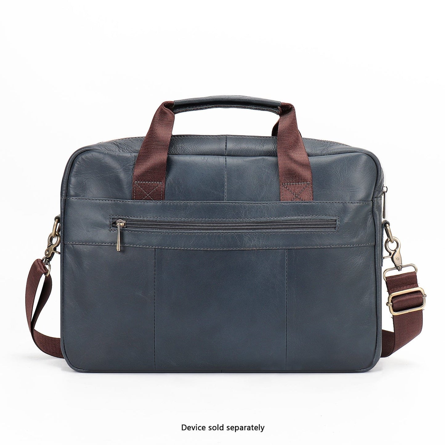 Genuine Leather Business Bag Briefcase - Laptops up to 16-inch
