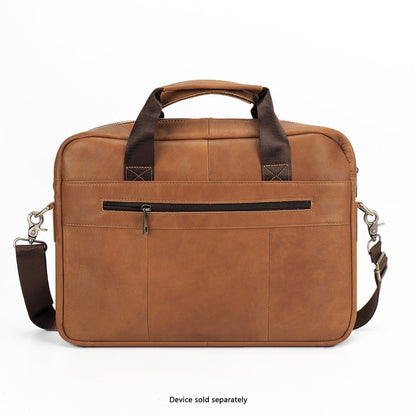 Genuine Leather Business Bag Briefcase - Laptops up to 16-inch