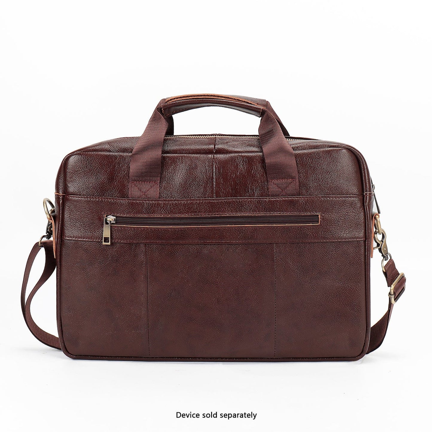 Genuine Leather Business Bag Briefcase - Laptops up to 16-inch