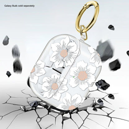 Samsung Galaxy Buds3, Buds3 Pro and Buds3 FE Case - Transparent with Carabiner | Venture Series