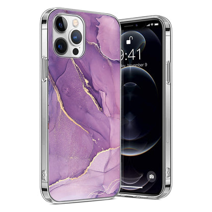 Purple Marble Series Case - iPhone 13 Pro