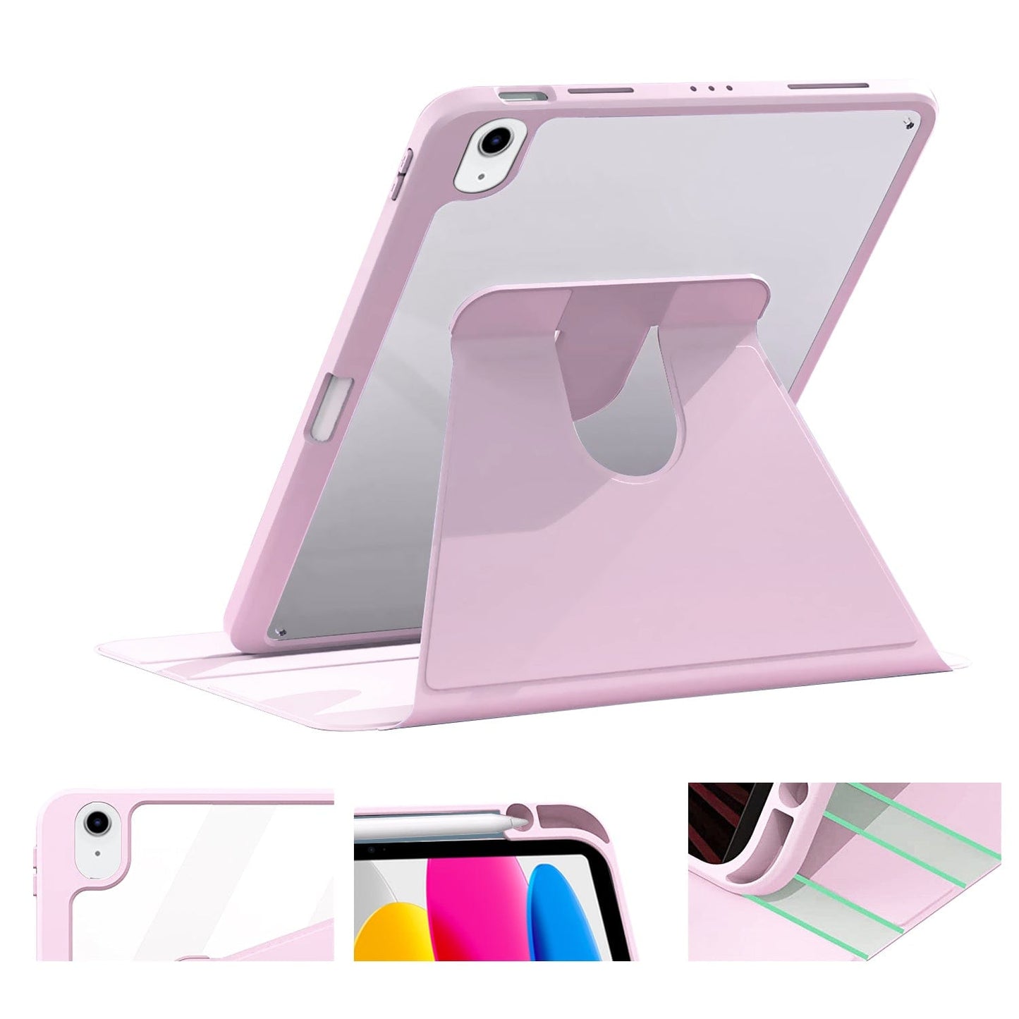Venture Series Rotating Kickstand Rugged Case - iPad A16 11-inch & iPad 10.9-inch 10th/11th/12th Generation