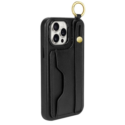 iPhone 15 Pro Max Leather Wallet FingerGrip Case with MagSafe | Indy Series