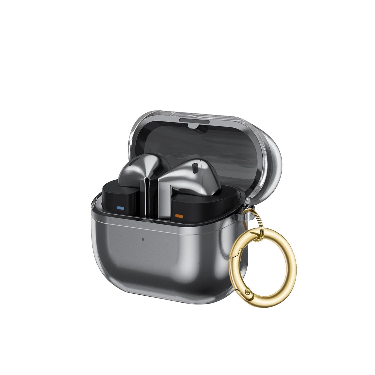 Samsung Galaxy Buds3, Buds3 Pro and Buds3 FE Case - Transparent with Carabiner | Venture Series