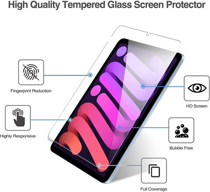 ZeroDamage Clear Tempered Glass Screen Protector  - Apple iPad mini (A17 Pro) and Apple iPad mini (6th Generation 2021)