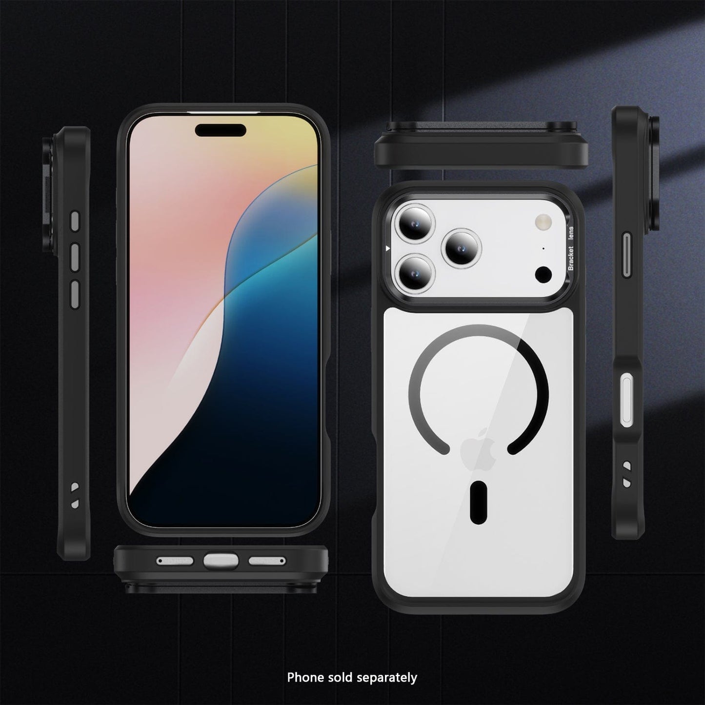 iPhone 17 Pro Max Clear Back Case - Durable, Kickstand, MagSafe | Raider ArmorPro Series