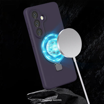 Samsung Galaxy S26+ Case - Smooth Silicone, Kickstand | Venture Series