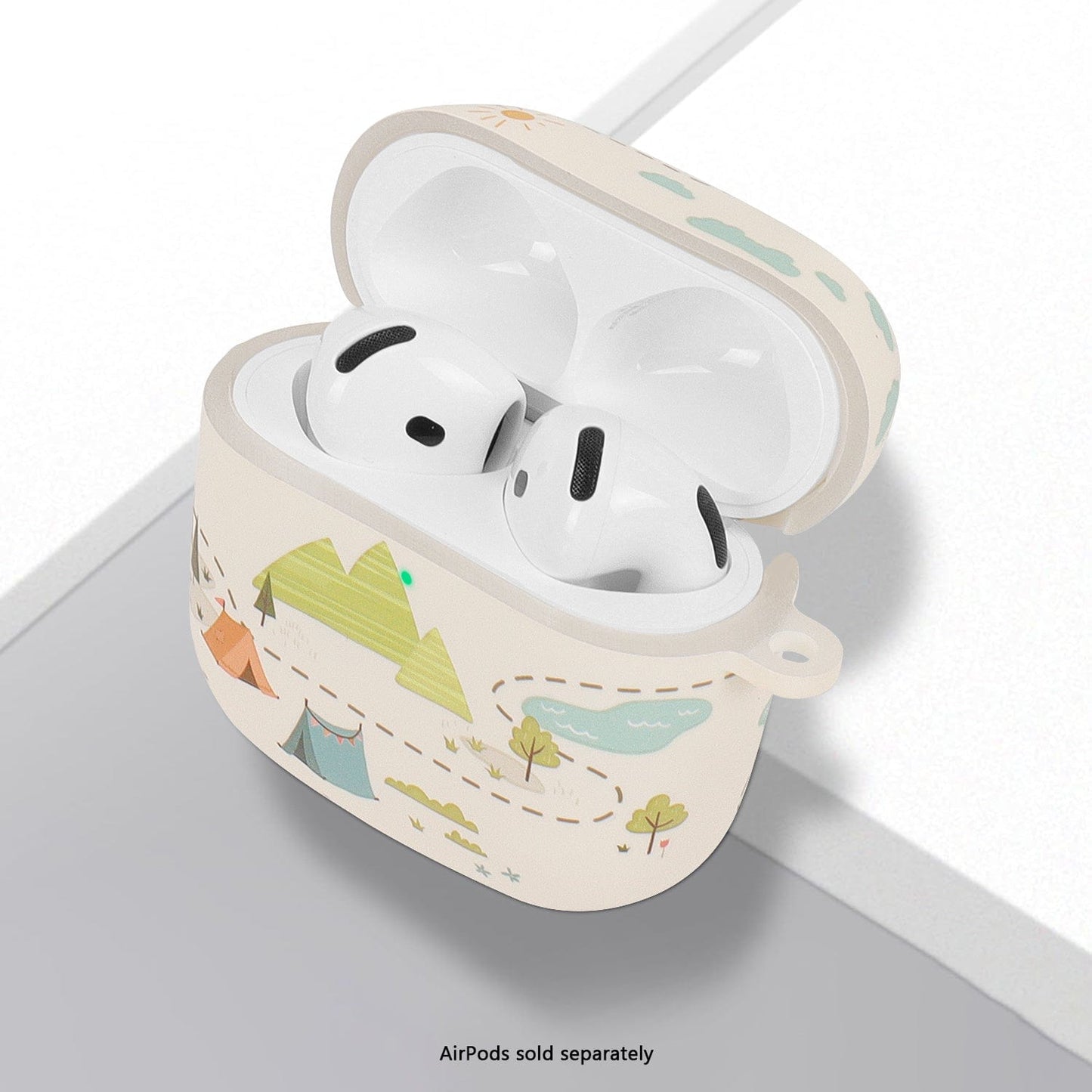 Apple AirPods 4 Clear Case - Protective Cover with Carabiner | Inspire Series