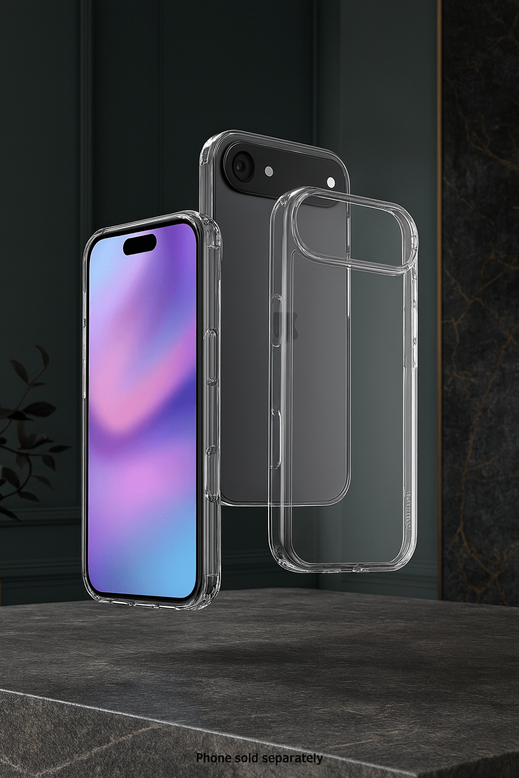 iPhone Air Clear Case - Slim, Anti-Slip Grip | Venture Series