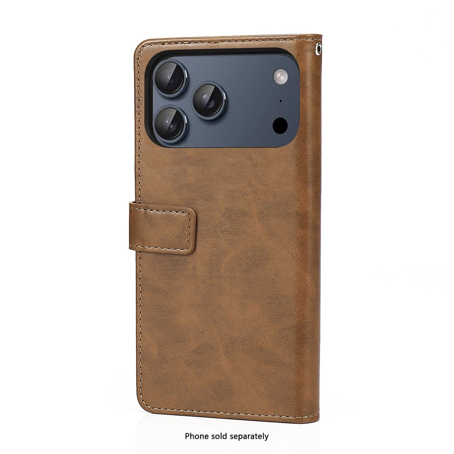 iPhone 17 Pro Max Case - Leather Folio Wallet | Indy Series