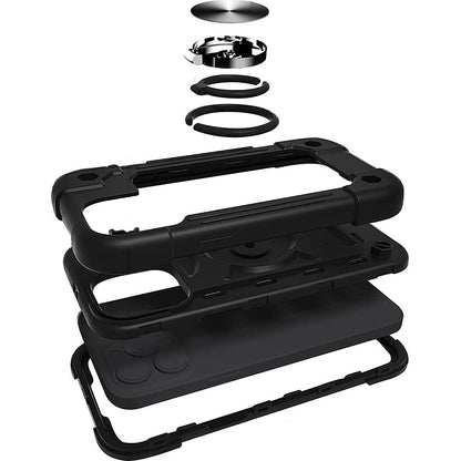 iPhone 14 Pro Max Heavy-Duty Case - Kickstand, Non-Slip Grip | Raider Series