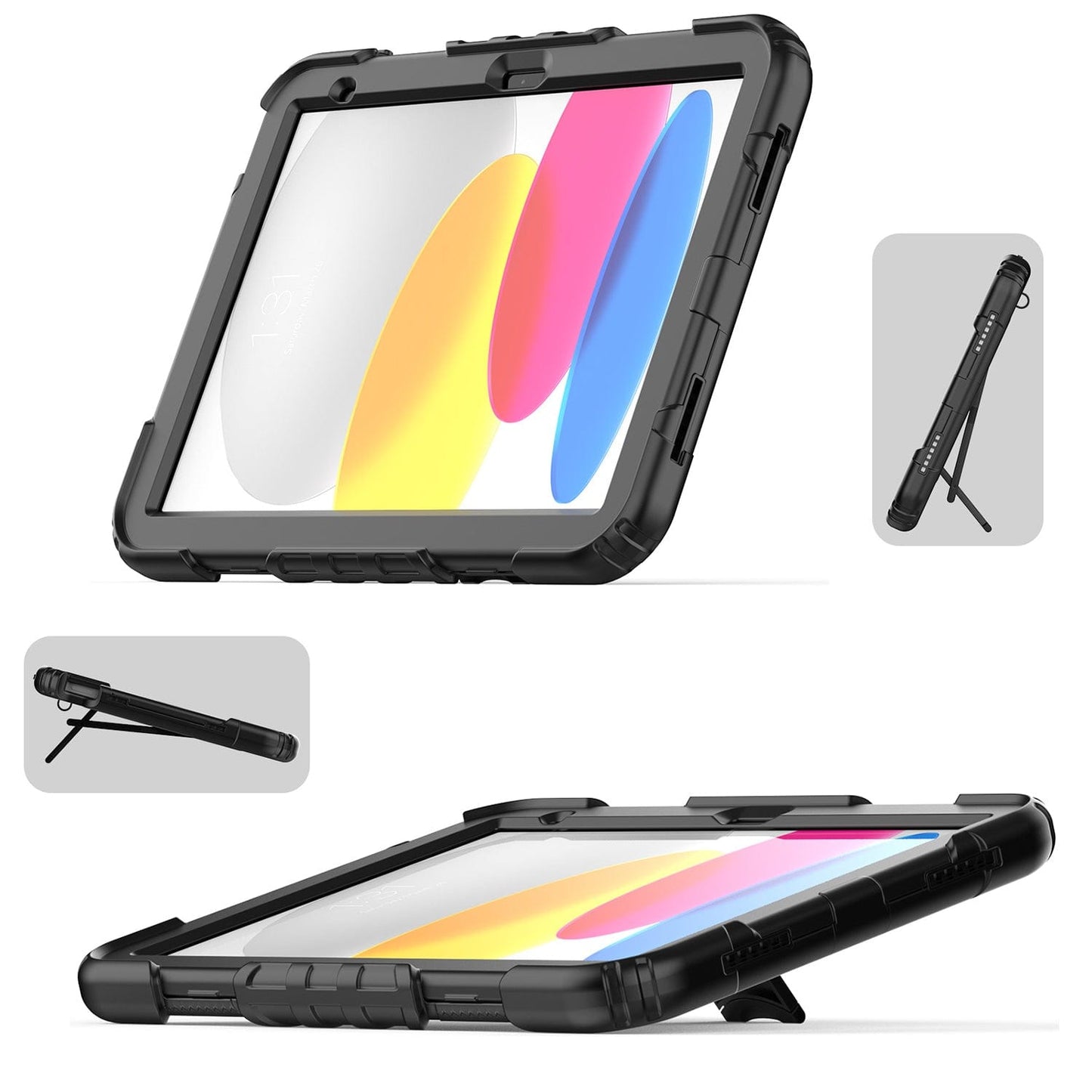 Raider Series Heavy Duty Kickstand Case - iPad A16 11-inch & iPad 10.9-inch 10th/11th/12th Generation
