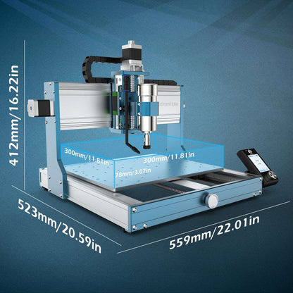 [Open Box] 3030-PROVer MAX Desktop CNC Router for High Precision Metalworking, with Linear Guide & Ball Screw Motion