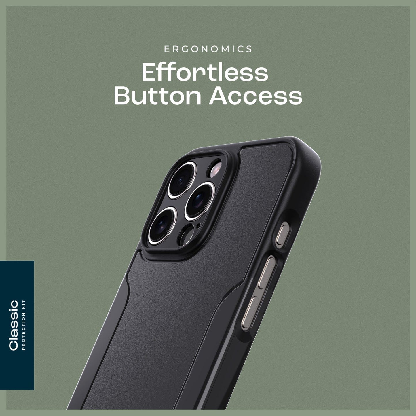 iPhone 16 Pro Rugged Case & Screen Protector Kit - MagSafe | Classic Series