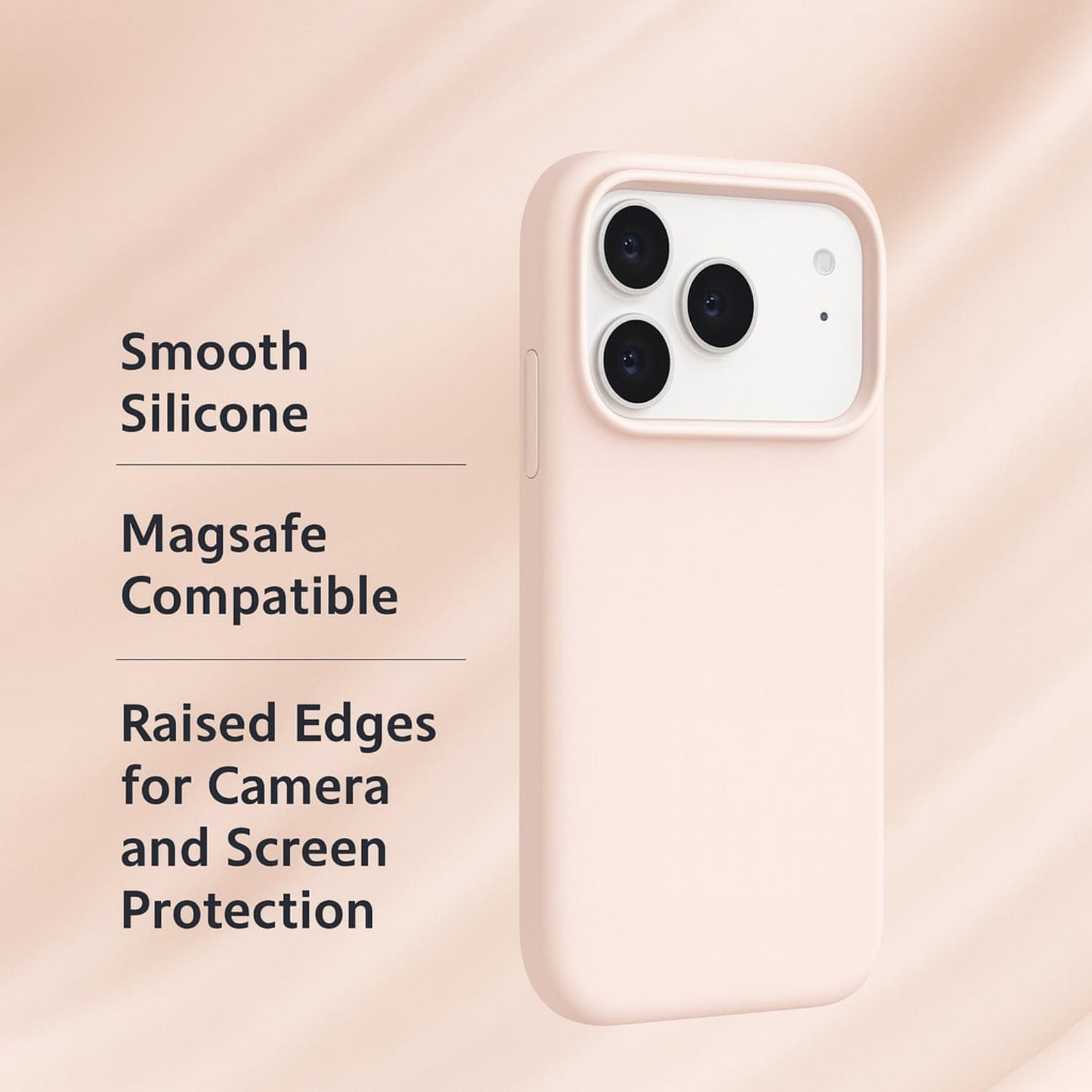 iPhone 17 Pro Max Case - Silicone MagSafe Anti-Slip | Venture Series