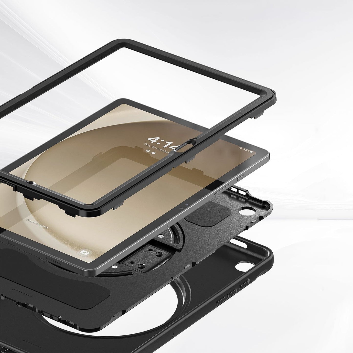 Samsung Galaxy Tab A11+ / A9+ Case - Heavy-Duty, Hand Strap | Raider Series