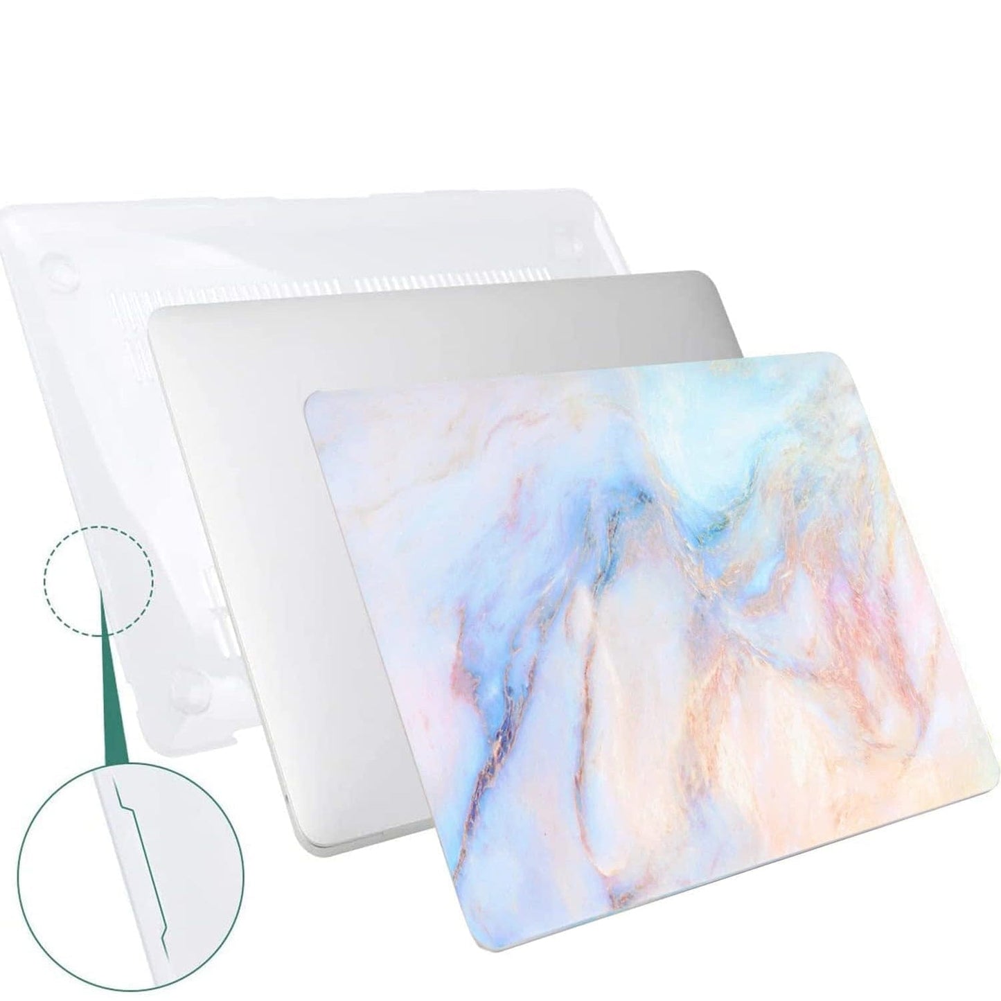 MacBook Air 15-inch (M2-M5) Case - Marble Design