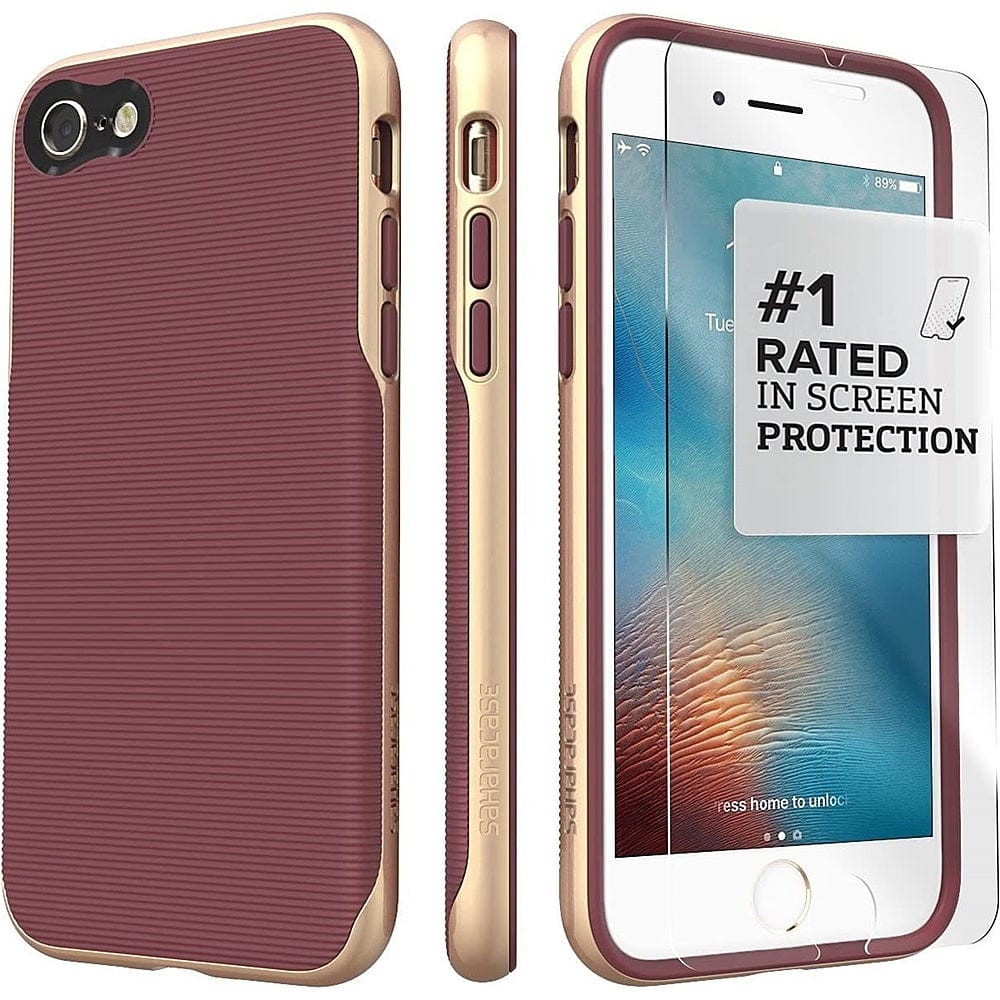 Plum Red Venture Series Case - Apple iPhone SE (2nd and 3rd Generation)