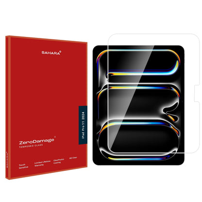 iPad Pro 11-inch (M4 2024 / M5 2025) Screen Protector - Ultra-Strong Tempered Glass | ZeroDamage