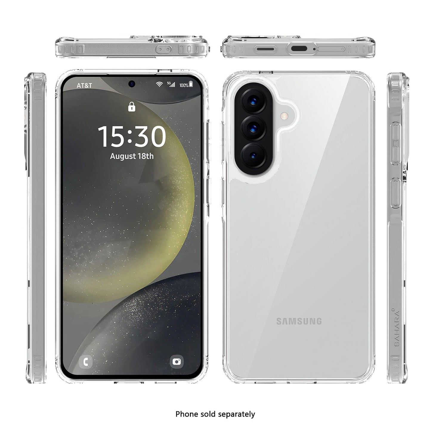 Samsung Galaxy A57 5G Clear Case - Anti-Slip Grip | Venture Series