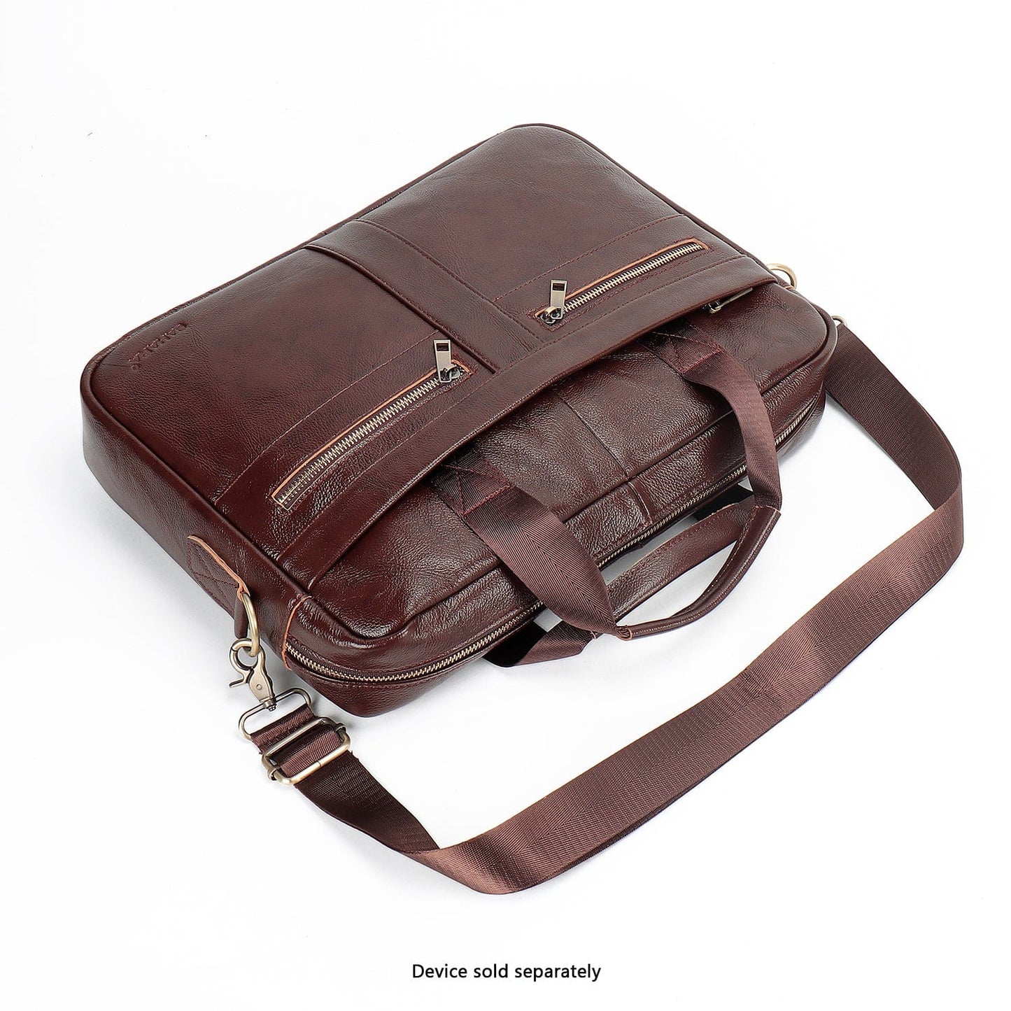 Genuine Leather Business Bag Briefcase - Laptops up to 16-inch