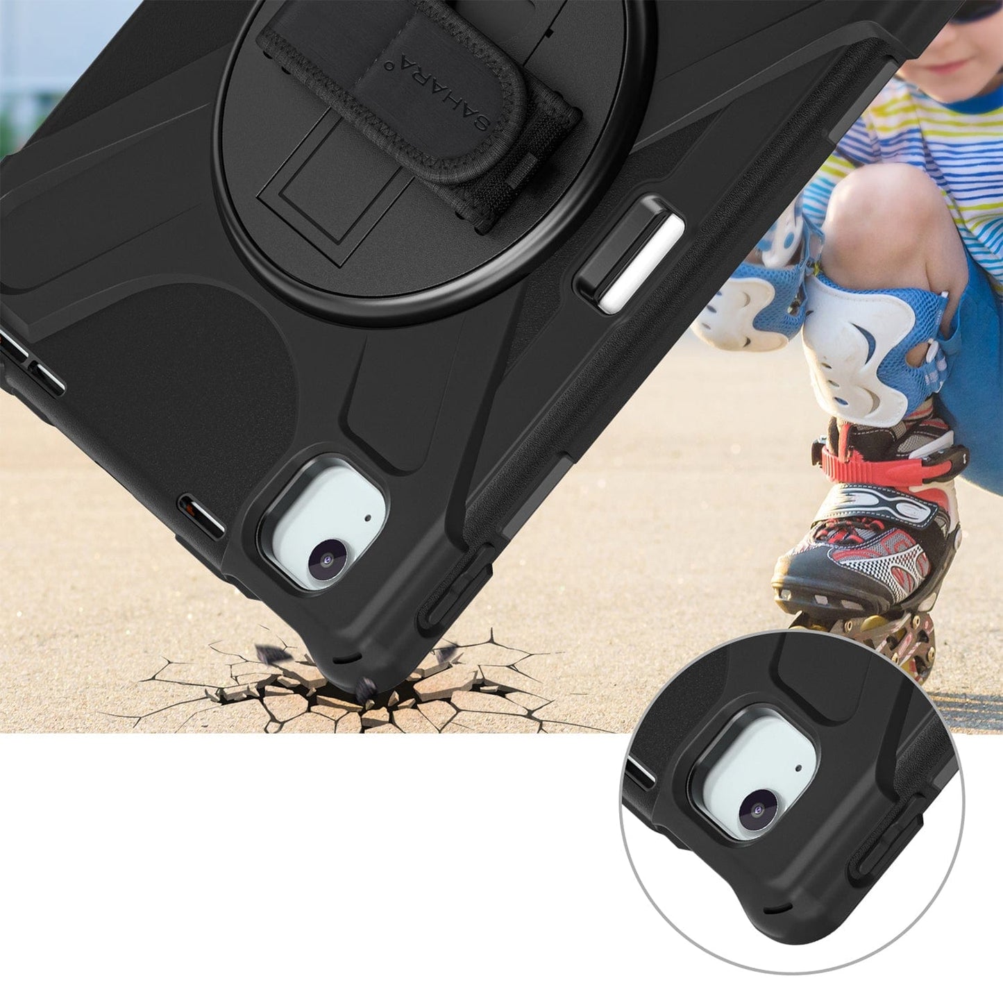 iPad Air 11-inch (M2 / M3 / M4) Case - Heavy-Duty Hand Strap | Raider X Series
