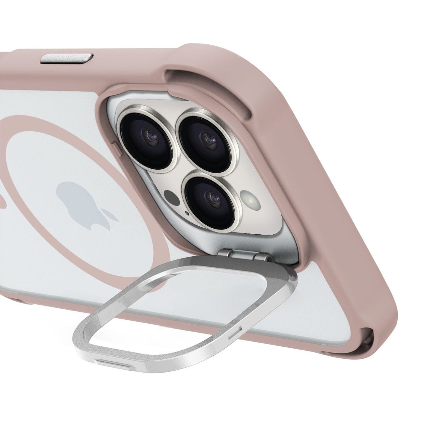 iPhone 16 Pro Clear Kickstand Case - Anti-Slip, Rugged, MagSafe | Venture Series