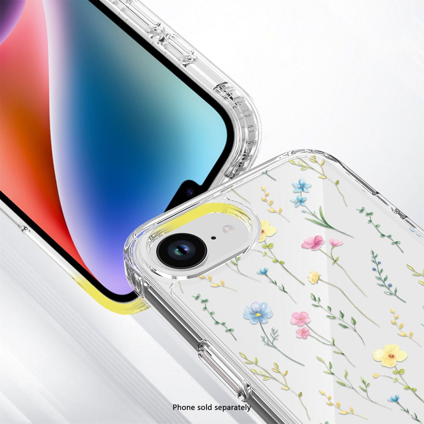 iPhone 17e & iPhone 16e Floral Case - Shock-Absorbing, Anti-Slip | Inspire Series