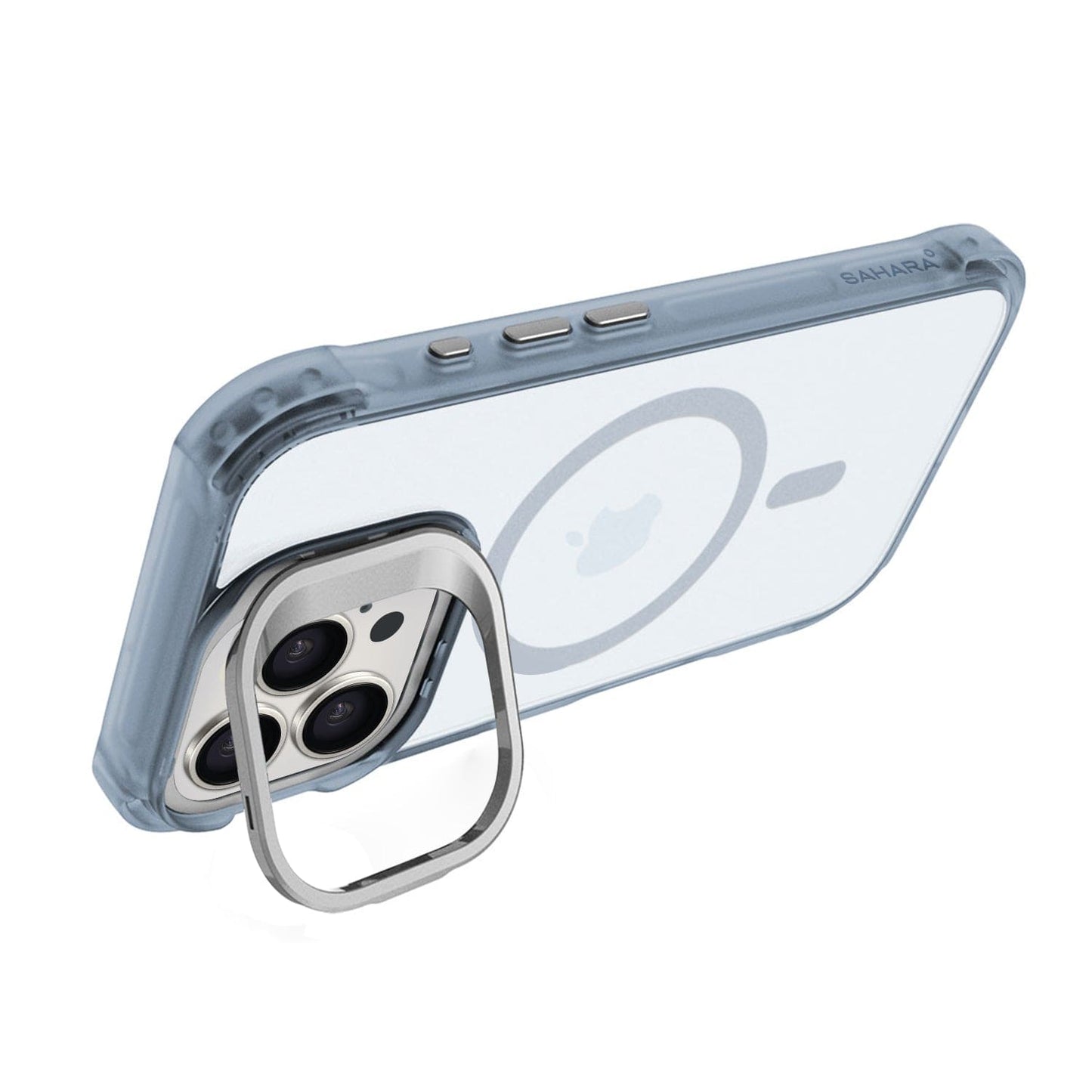 iPhone 16 Pro Clear Kickstand Case - Anti-Slip, Rugged, MagSafe | Venture Series
