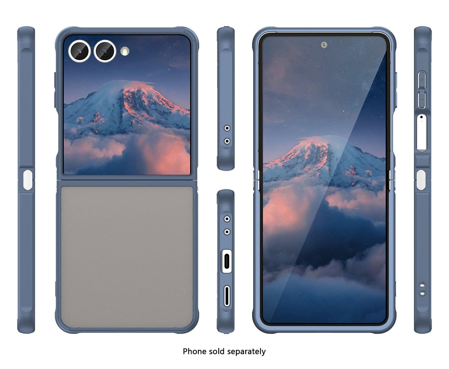 Samsung Galaxy Z Flip7 Semi Transparent Case - Anti-Slip Grip, Slim Design | Venture Series
